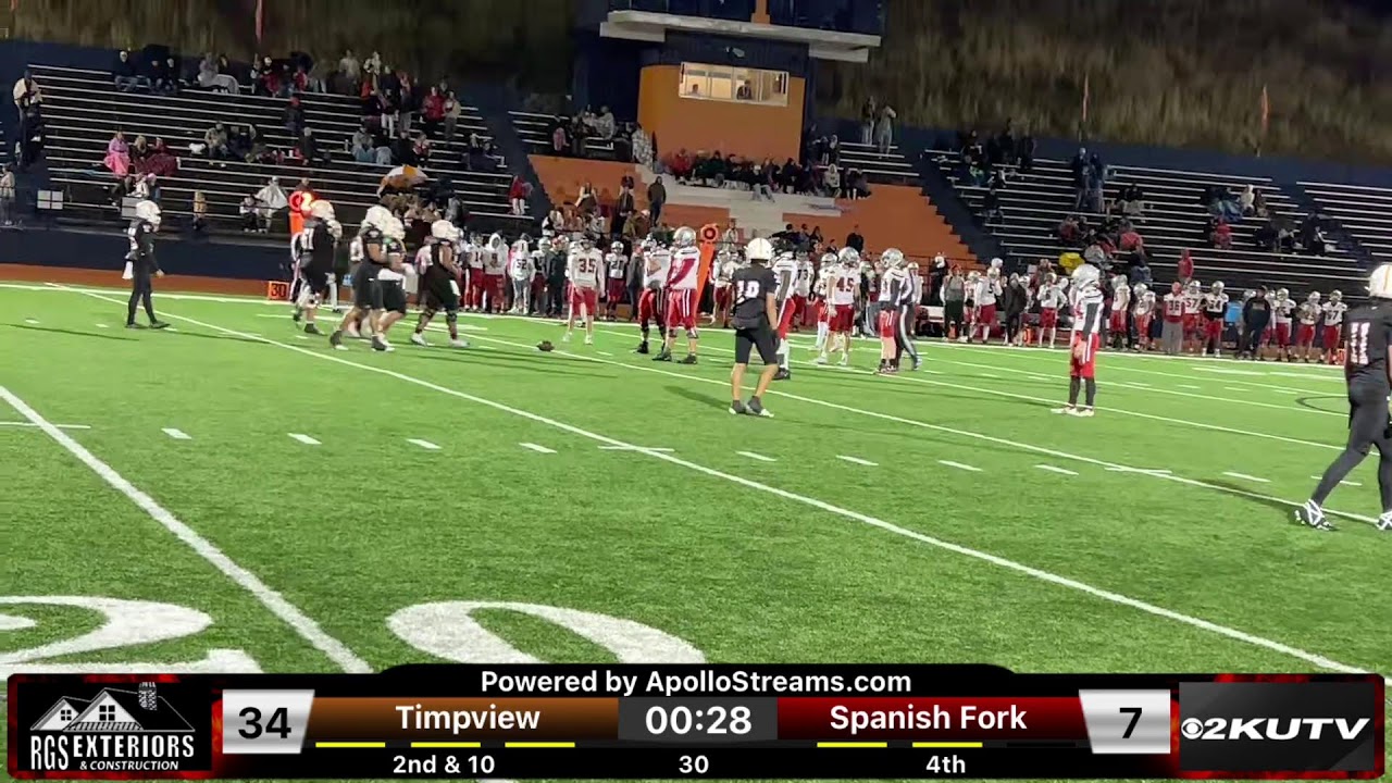 Week 10: Spanish Fork Dons at Timpview Thunderbirds