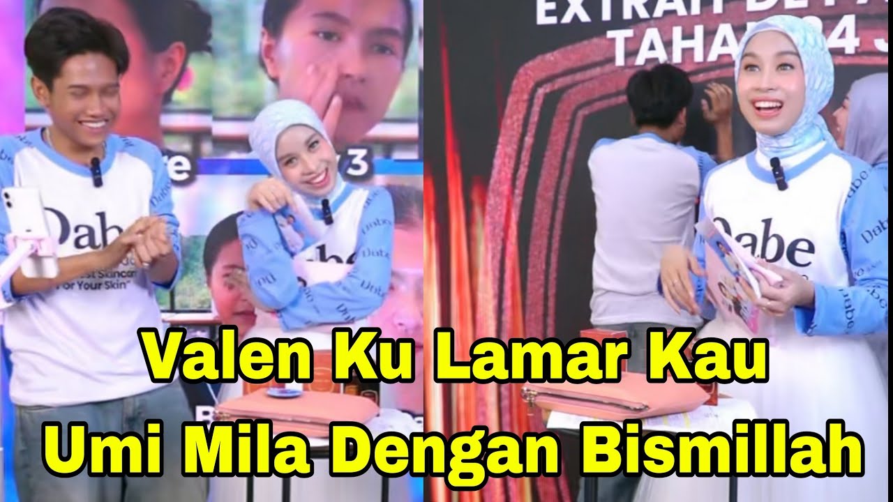 VALEN KU LAMAR KAU UMI MILA DENGAN BISMILLAH