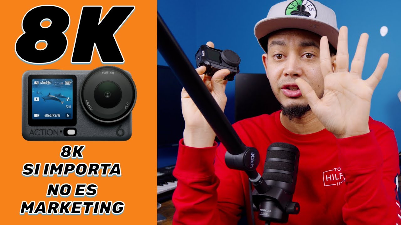 DJI Osmo Action 6 Como grabar video en 8K 🔥  (Calidad PRO 2026)