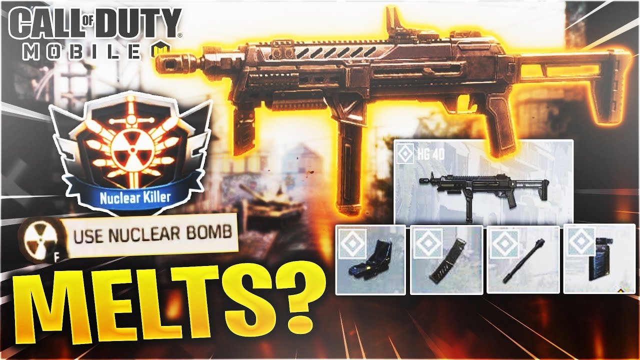 Ядерная бомба COD Mobile HG 40! Лучшая настройка класса HG40 с длинным стволом (геймплей Call of Duty Mobile Nuke)