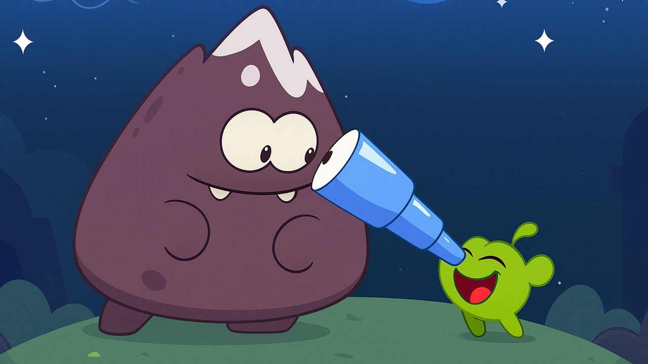 When Giant Nom Shows Up... Everything Changes 💚🏔️ | Cartoons for Kids