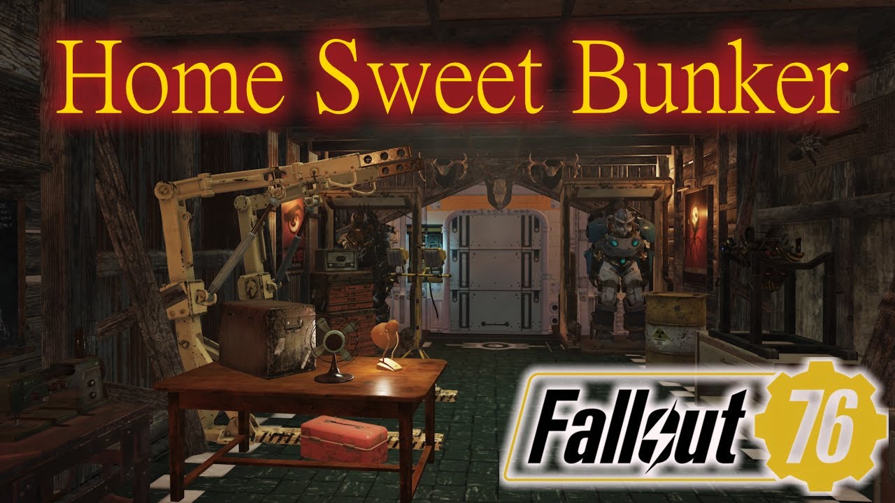 Fallout 76 : Shelter Build Vault Utility Room