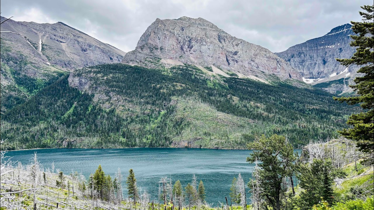 Drive the Going-To-The-Sun Road with me in Glacier National Park #mountains #travel 