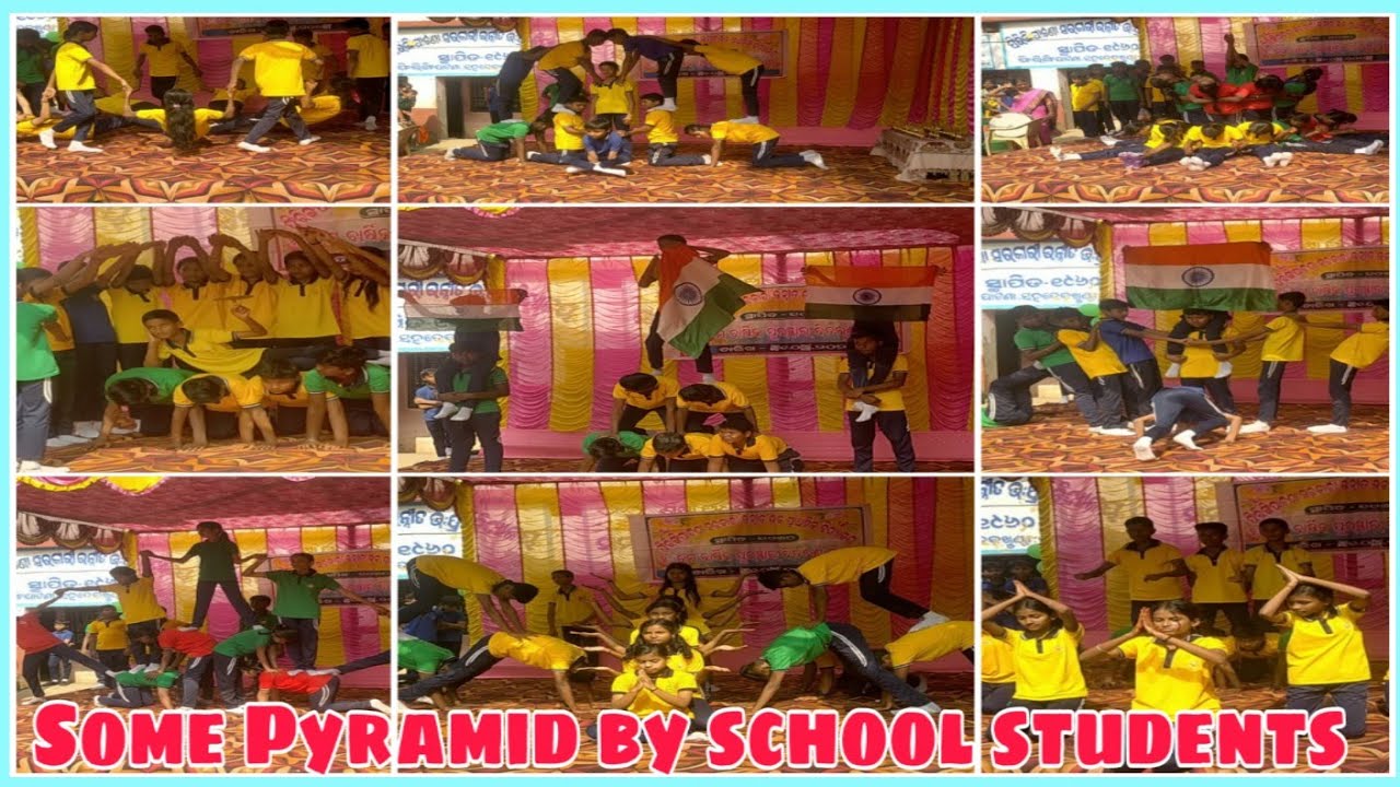 Making of pyramid by school student| Different pyramid | 