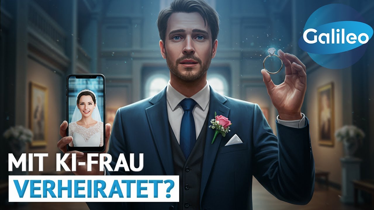Verliebt in eine KI? Wie funktioniert eine digitale EHE? | Galileo