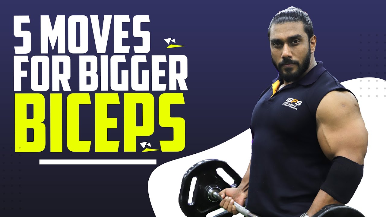 GROW YOUR BICEPS QUICKLY | 5 BEST EXERCISES | Sangram Chougule