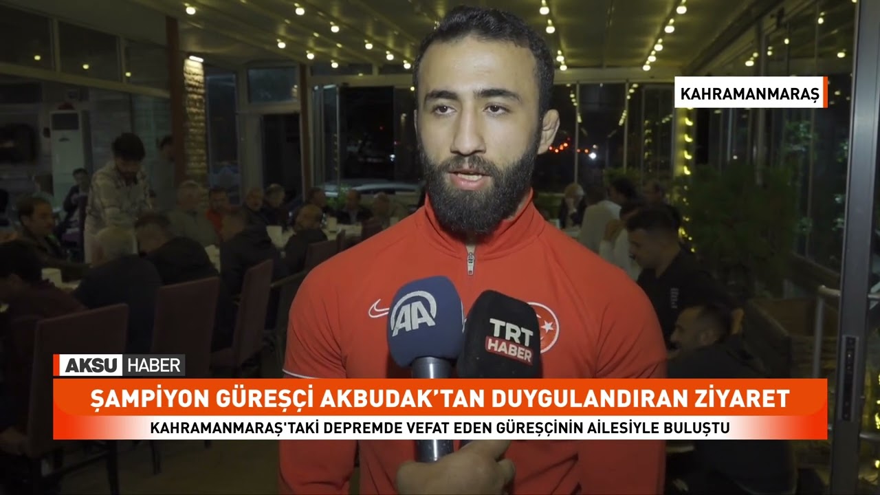 Kahramanmaraş'taki Depremde Vefat Eden Güreşçinin Ailesiyle Buluştu