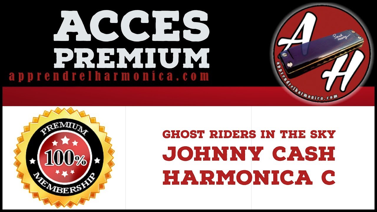 Ghost Riders in the Sky - Johnny Cash - Harmonica C