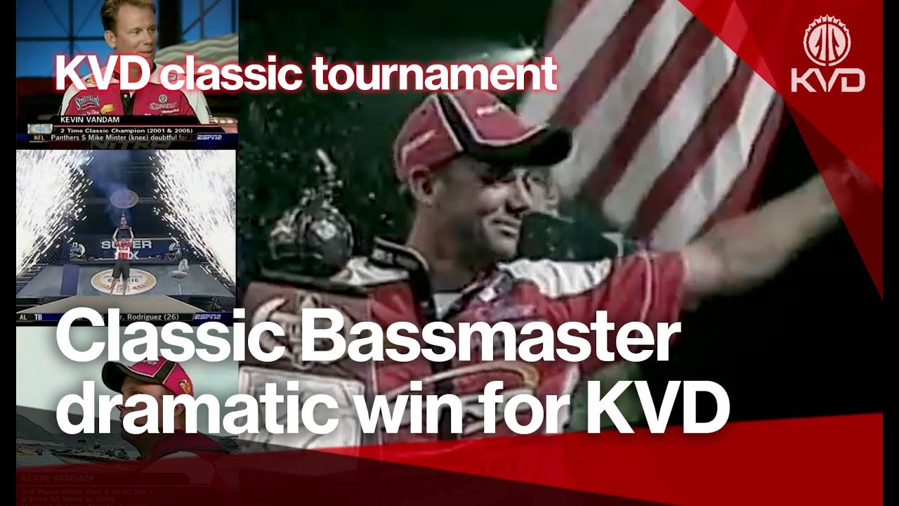 A thrilling Bassmaster Classic highlights - one of the closest 2005 Pittsburg, PA with Kevin VanDam