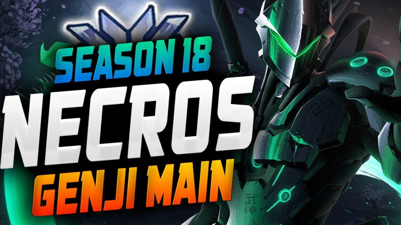 NECROS GENJI GAMEPLAY! POTG! [ OVERWATCH ROLE LOCK TOP 500 ]