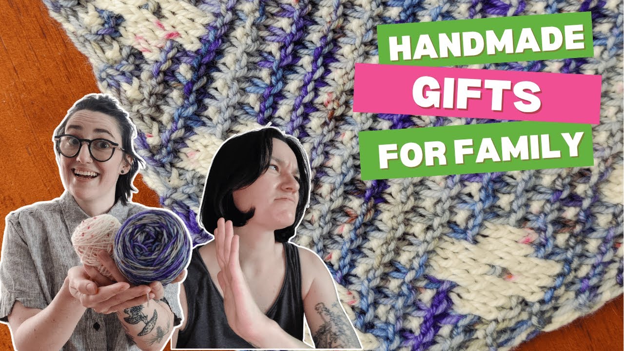 Handmade gift for my picky sister | knitting the Pressed Flowers Kerchief
