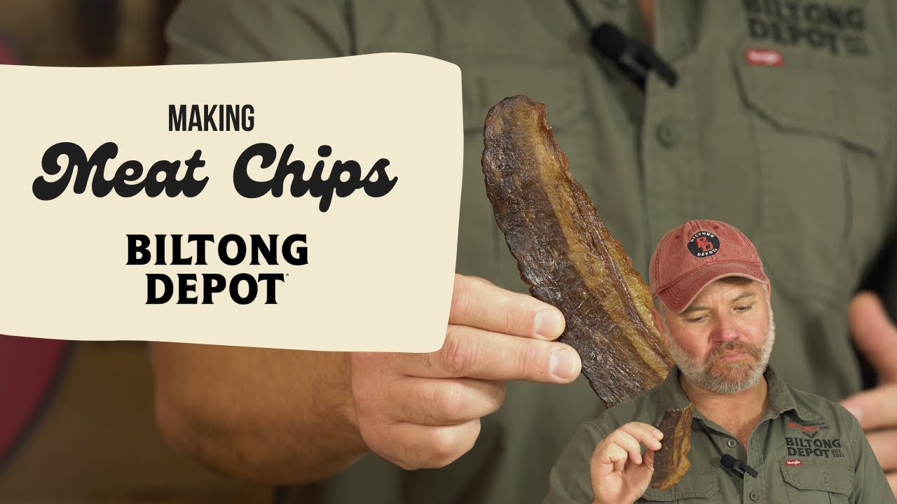 How to turn Beef into Crispy Meat Chips 🥩🔥 | Biltong Depot Behind the Scenes