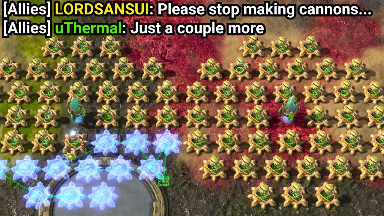I Made My Teammate Go Insane By Literally Just Building Cannons