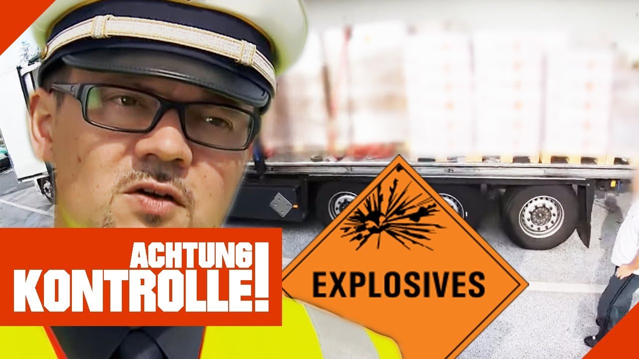 LKW voller ungesichertem  Sprengstoff! Polizei entsetzt! | Achtung Kontrolle | Kabel Eins