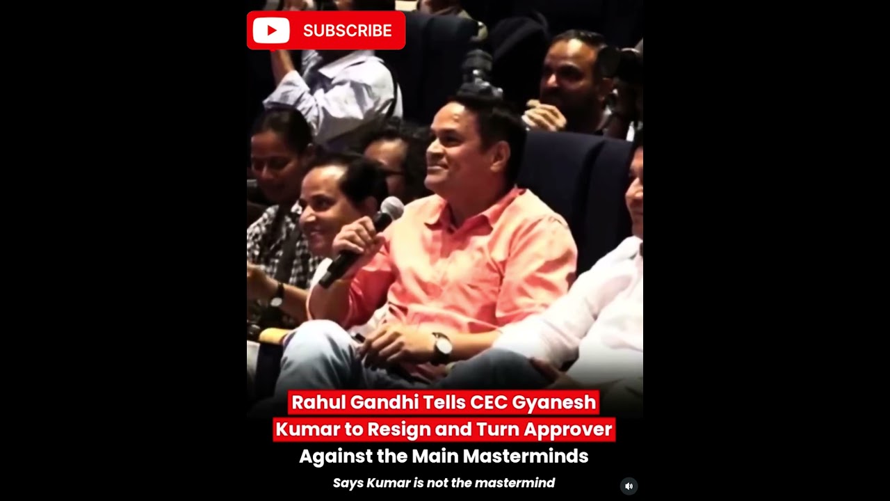 Rahul Gandhi to CEC Gyanesh Kumar: &ldquo;Turn Approver, We Might Forgive You&rdquo; 🔥