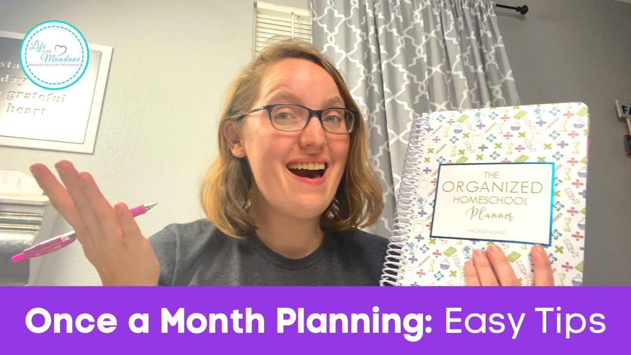 How I Plan Our Homeschool || Plan With Me || The Not Consumed Homeschool Planner