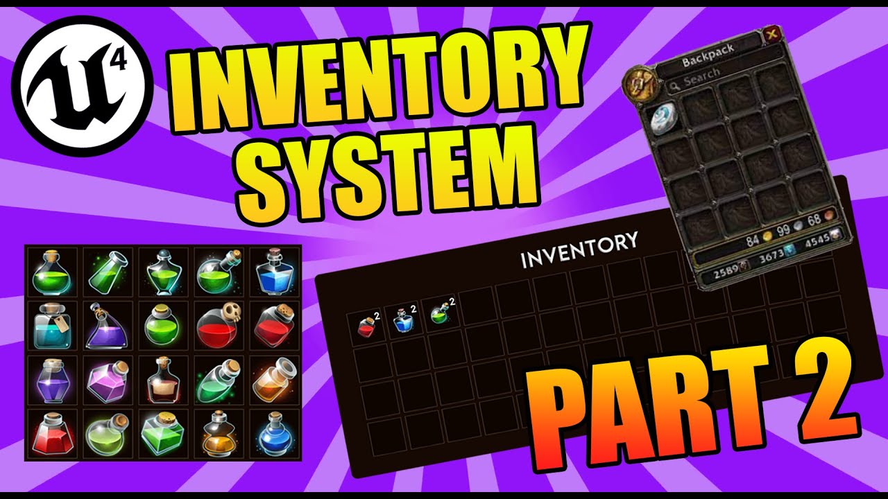 Unreal Engine 4 - Inventory System Tutorial Part 2 (Free Download)