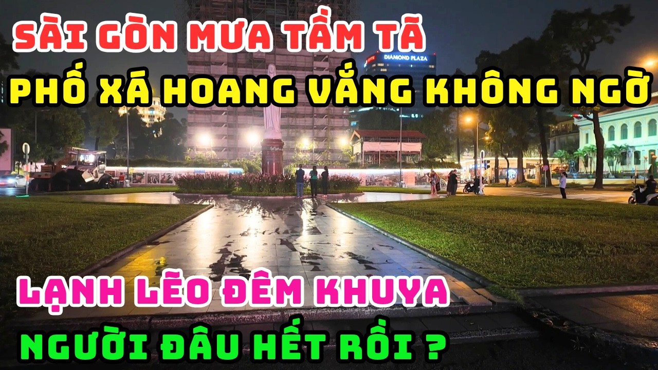TRỰC TIẾP TỐI THỨ 6 NGÀY 13: SÀI GÒN BẤT NGỜ MƯA VÀNG TẦM TÃ, NHÀ THỜ ĐỨC BÀ VẮNG KHÔNG BÓNG NGƯỜI