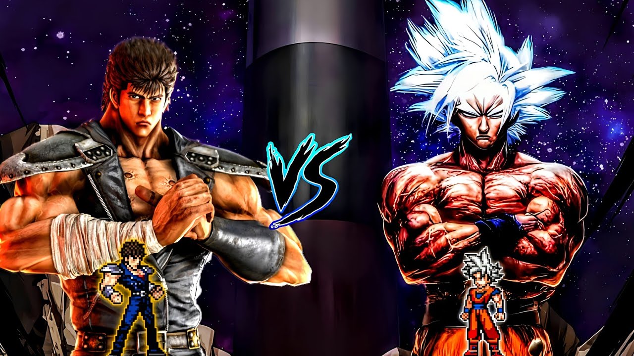Kenshiro V4 OP (New) VS Son Goku V4 OP (all form) in Jump Force Mugen