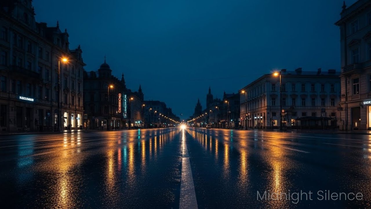 Empty City at Night | Calm Ambient Music for Focus & Relaxation