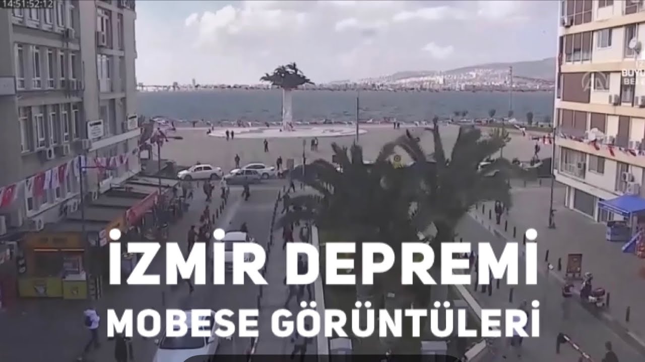 Deprem mobese görüntüleri izmir
