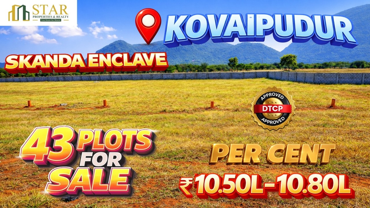 குறைந்த குறைந்த விலை நிலம் தேடுறீங்களா? கோவைபுதூர் தான் Best Choice | #starpropertiesandrealty