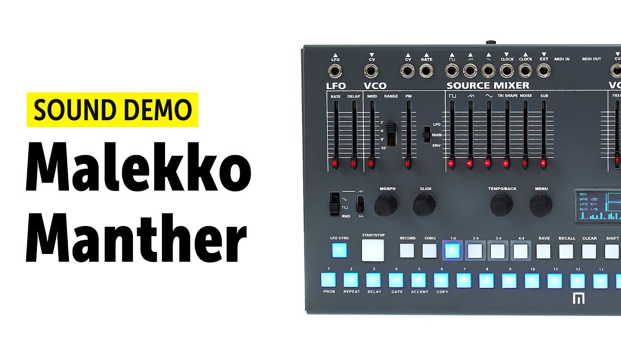Malekko Manther Sound Demo (no talking)