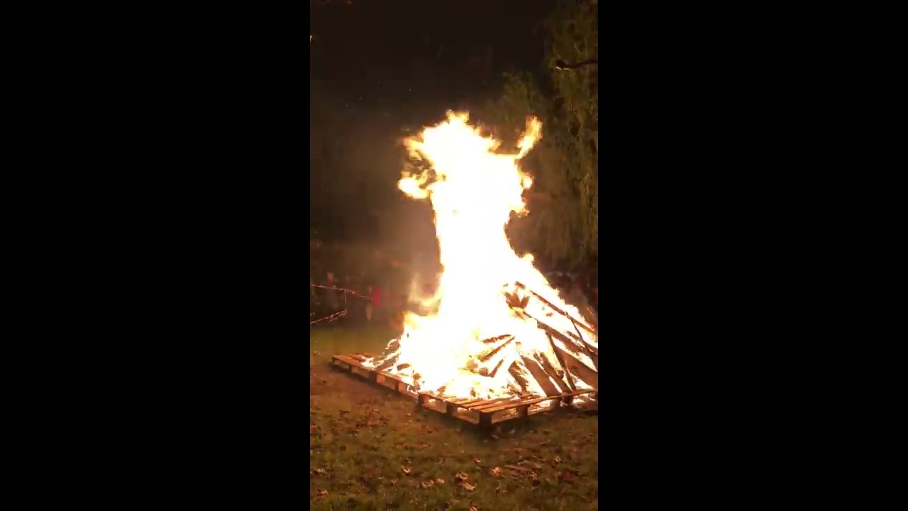 Lettsom Garden bonfire