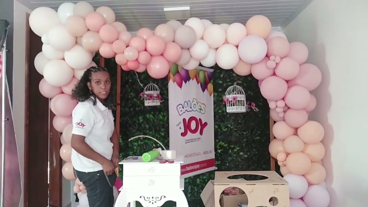 Como Criar um Coração Orgânico de Balões Perfeito – Solange Reis Ensina! ❤️🎈