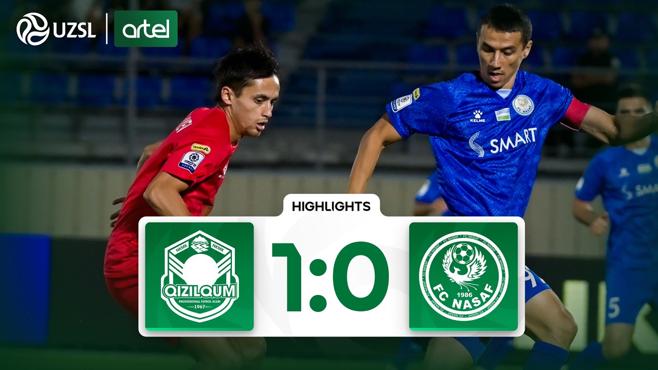 Superliga 19-tur. Qizilqum - Nasaf bahsida kiritilgan gol va xavfli vaziyatlar (Highlights)