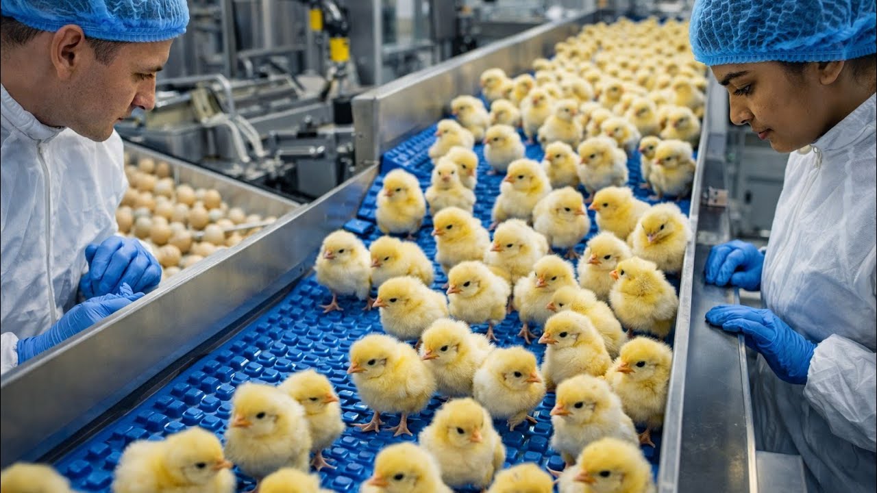 Inside the Chick Hatchery Factory | Full Process 