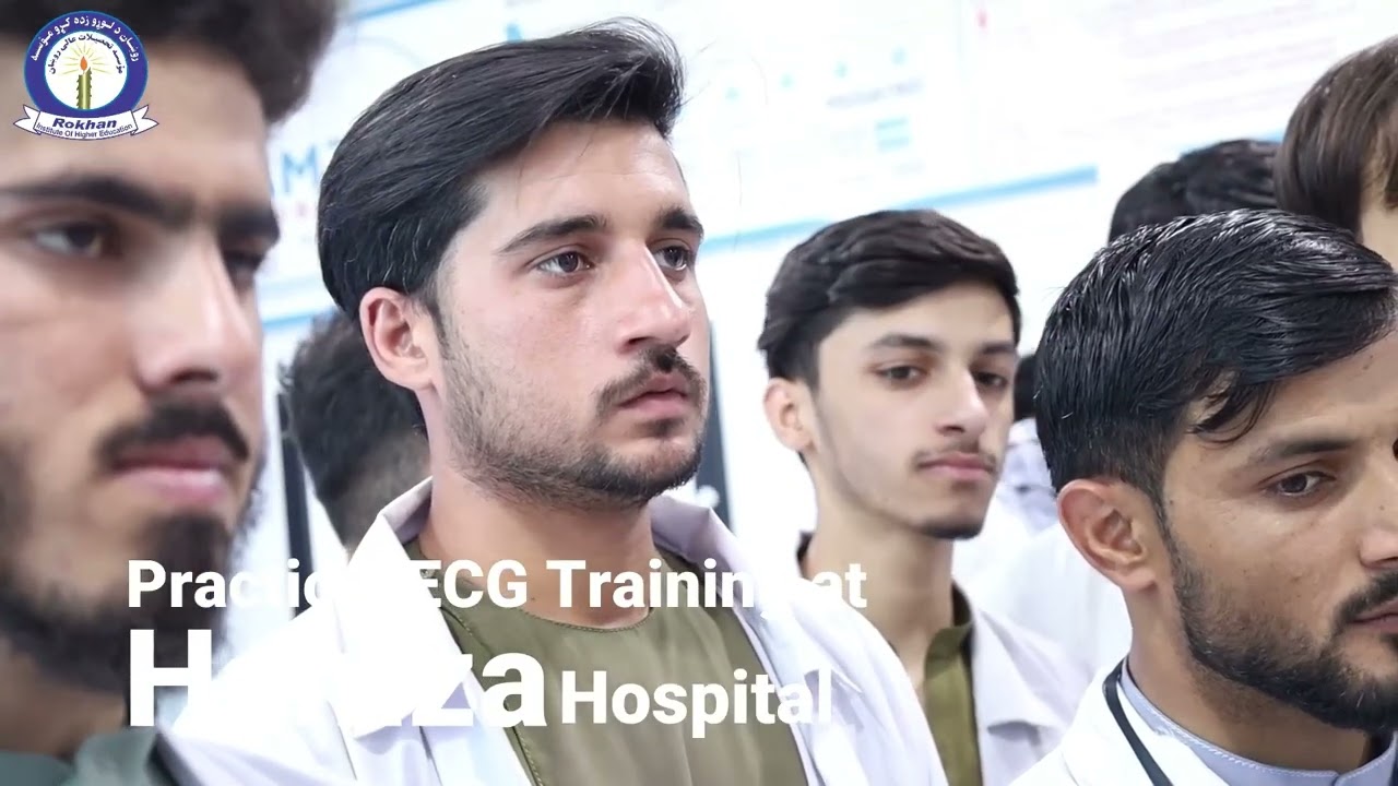 Practical and Theoretical ECG Training for Roshan Institute Students at Hamza Hospital