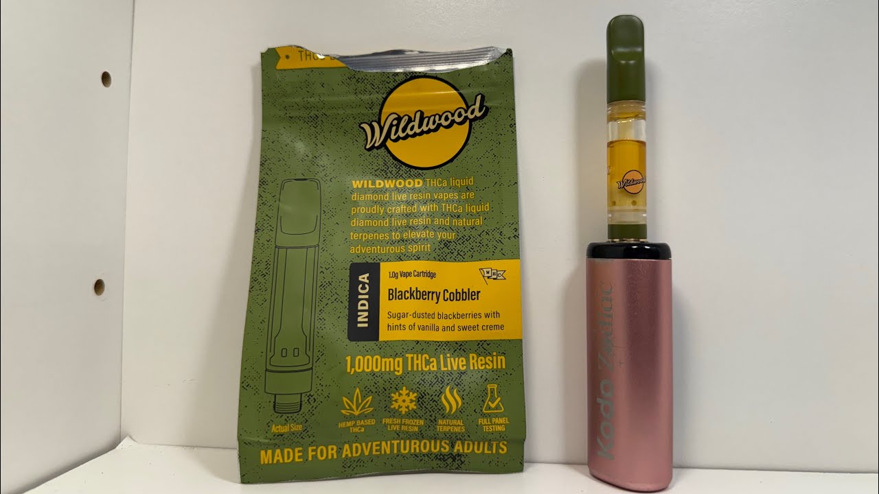 Wildwood THCA Live Resin 1 Gram Cart Blackberry Cobbler (Disty With Altnoids?) Yeat Style 