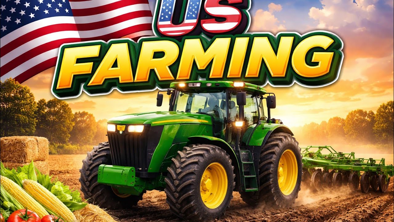 Real Tractor Farming Simulator Gameplay | Heavy Tractor Work