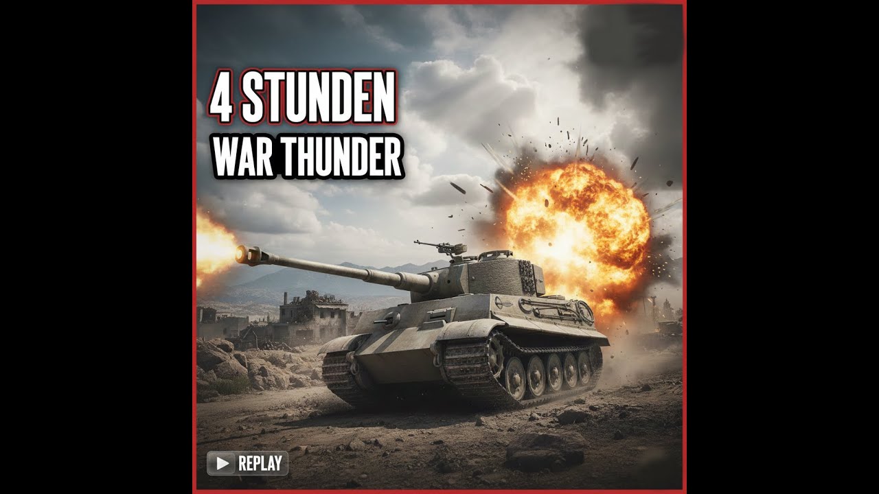 EPISCHE PANZER SCHLACHTEN! 4 Std. War Thunder Stream VOD (Cut)