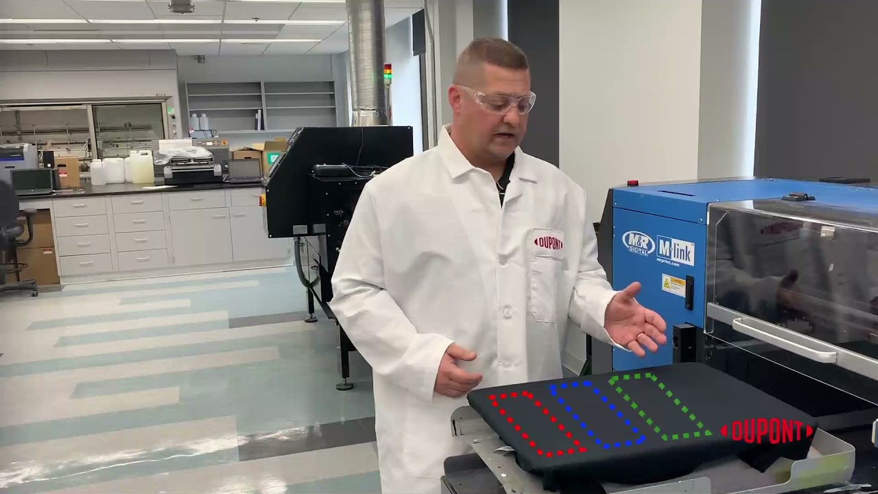 DuPont Artistri direct to garment pre treatment demo