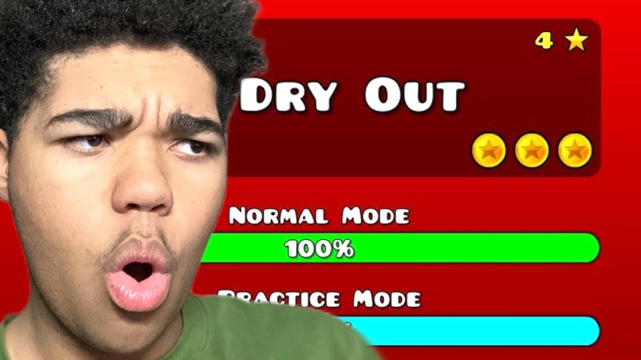 I win a game of Geometry dash… (Went Crazy)