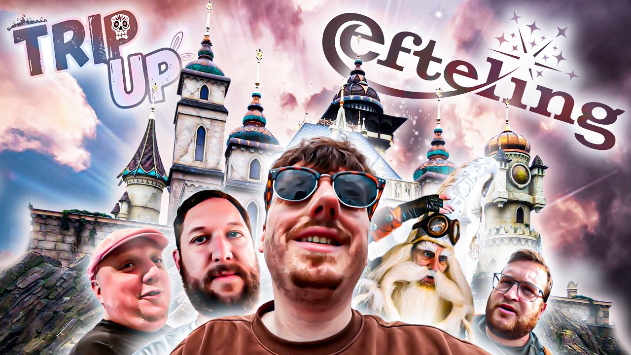 Des Attractions INCROYABLES à EFTELING 1/2 (c'est n'importe quoi le trip up..🤣) First Drop TRIP UP 1