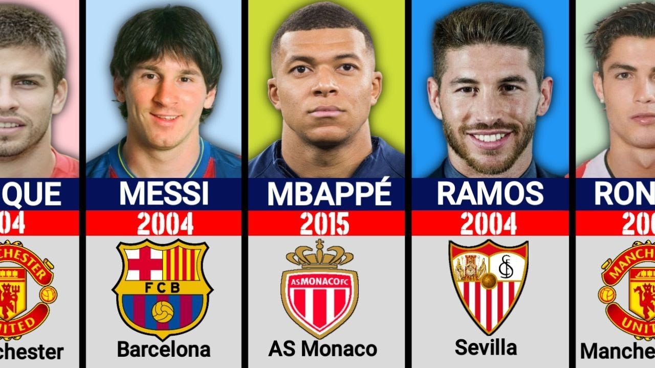 Football Stars And Their Surprising First Teams!