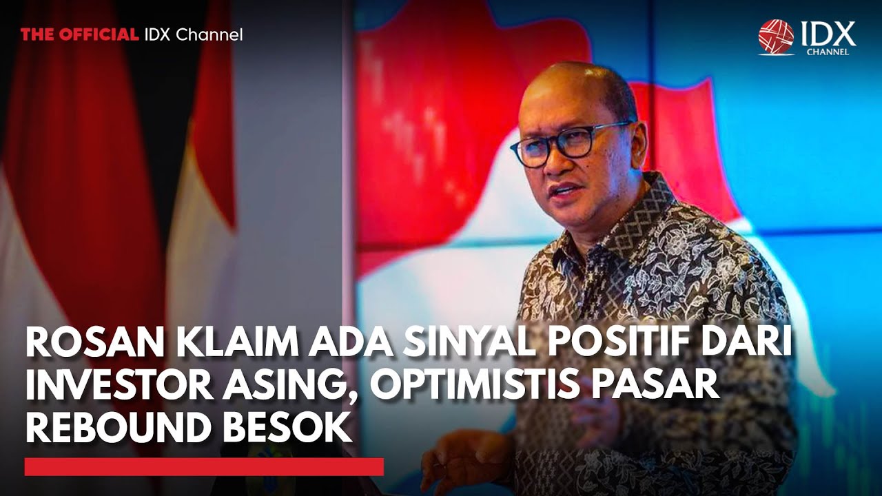 Rosan Klaim Ada Sinyal Positif dari Investor Asing, Optimistis Pasar Rebound Besok | IDXC UPDATE
