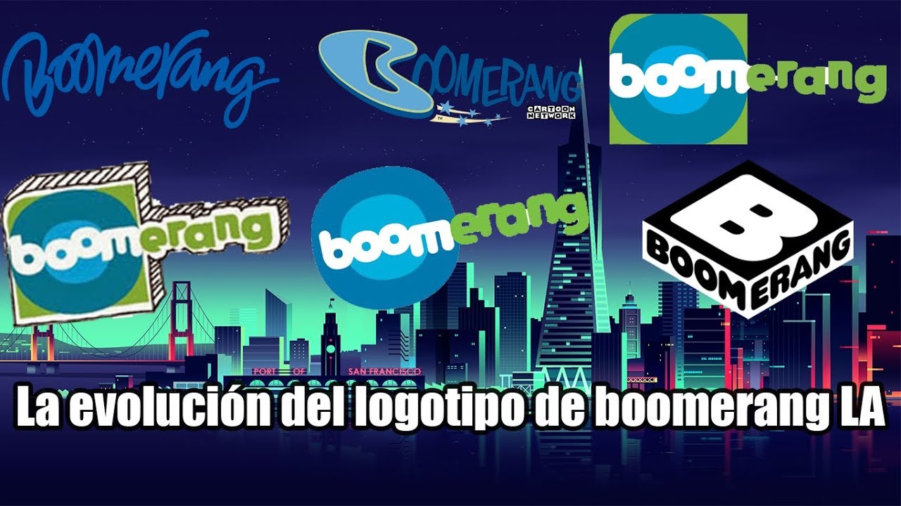 La evolución del logotipo de boomerang LA | RAM18 cartoon