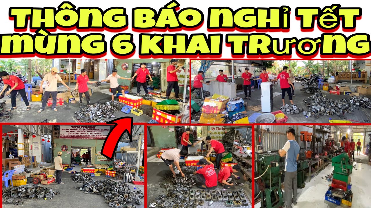 THÔNG BÁO nghĩ Tết , Mùng 6 khai trương trở lại 