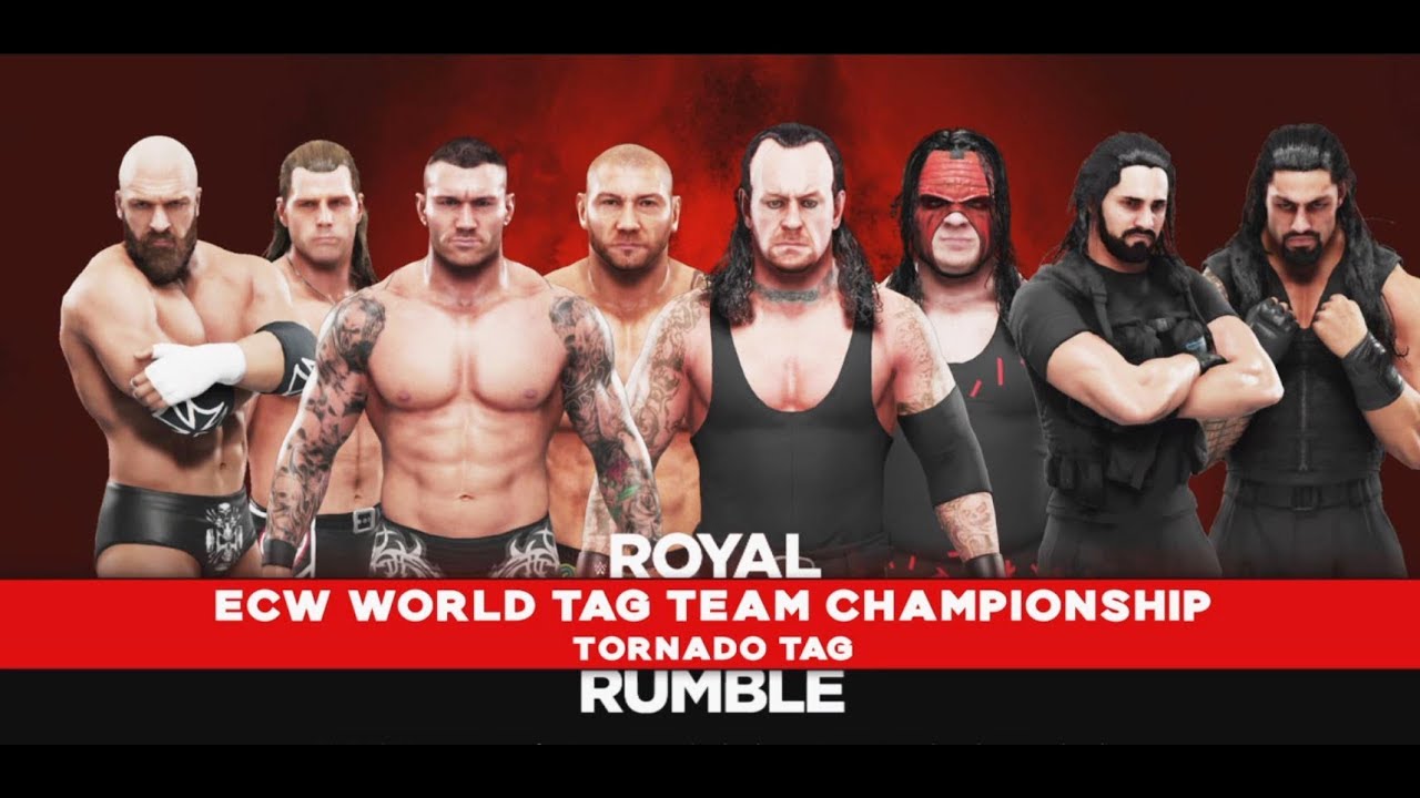 WWE-2K19- Batista & Randy Orton vs DX vs Undertaker & Kane vs The Shield -WWE-2K19-Gameplay