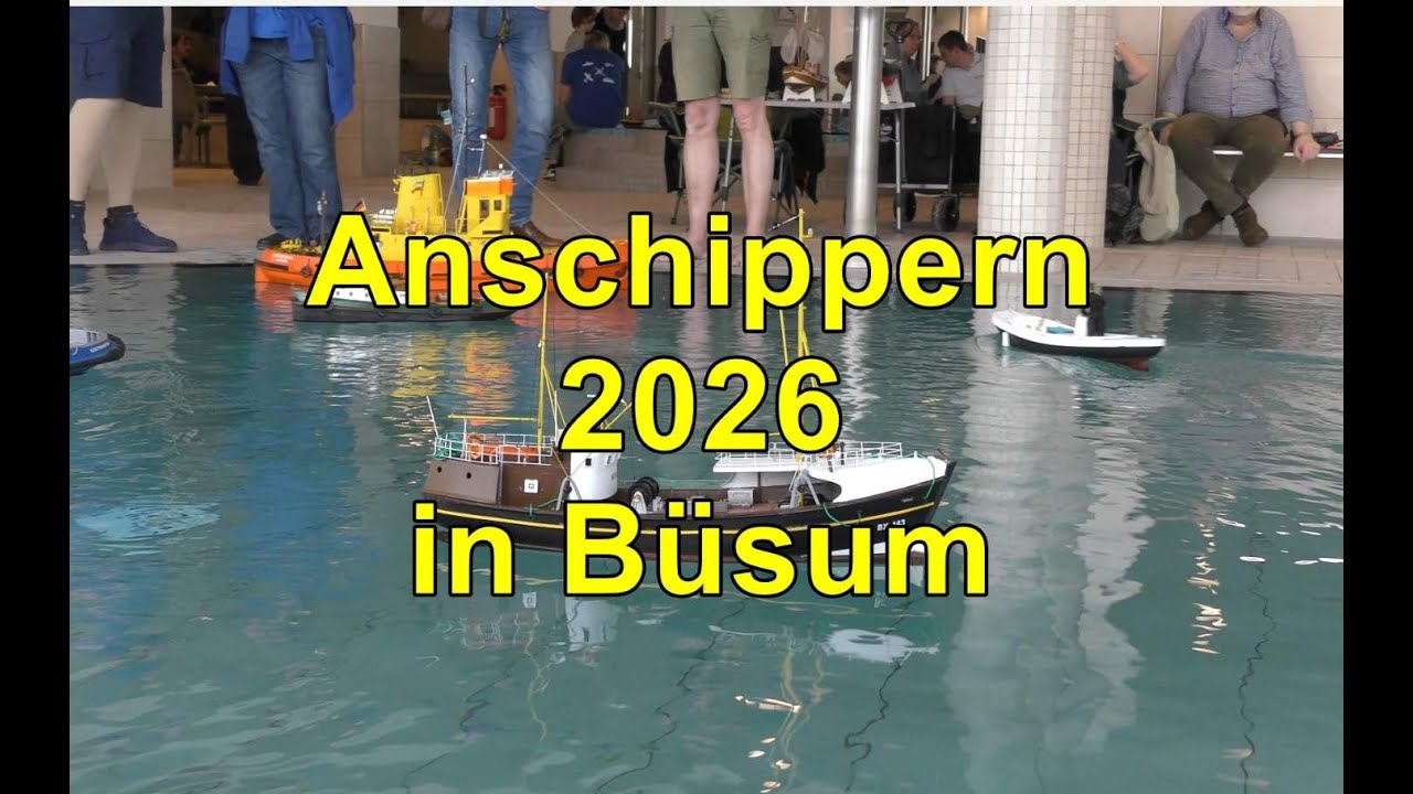Anschippern in Büsum 2026 / Start of the RC season '26 / Rc boats & ships