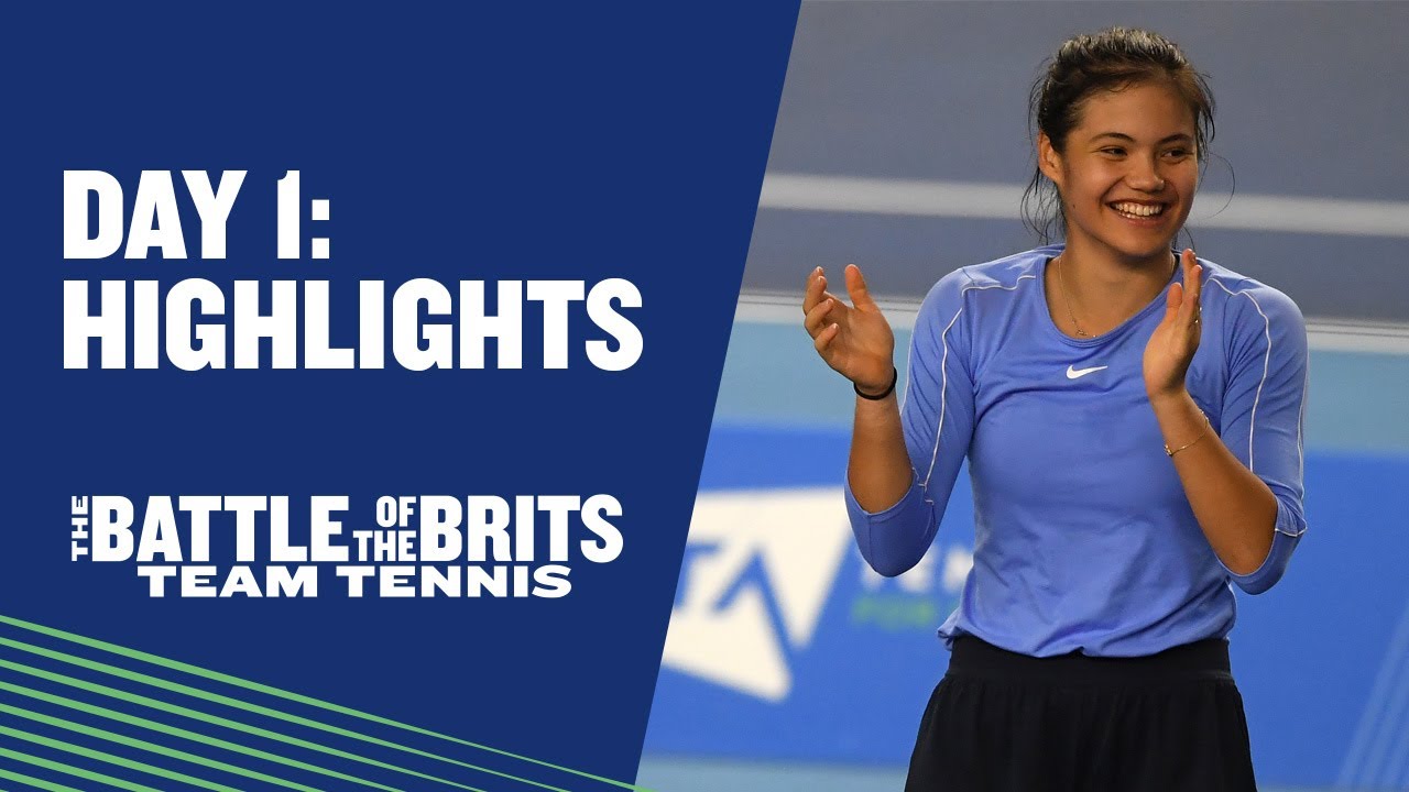 Battle of the Brits Team Tennis: Day 1 highlights