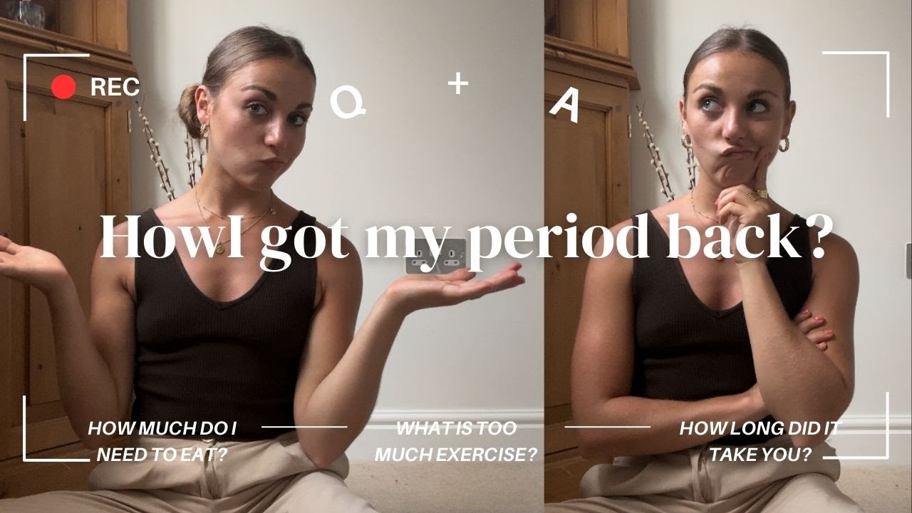 I got my period back after 4yrs | Hypothalamic amenorrhea | Q + A ...