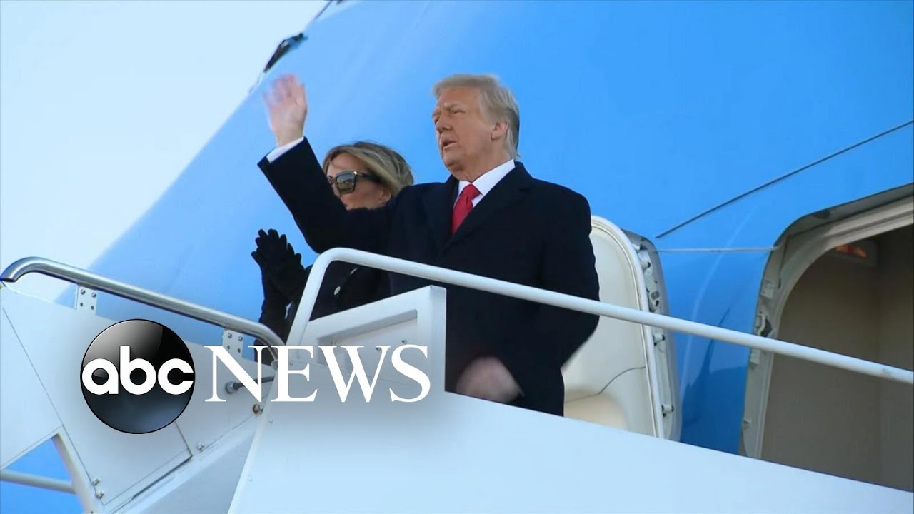 Donald Trump exits the White House: ‘Have a good life’