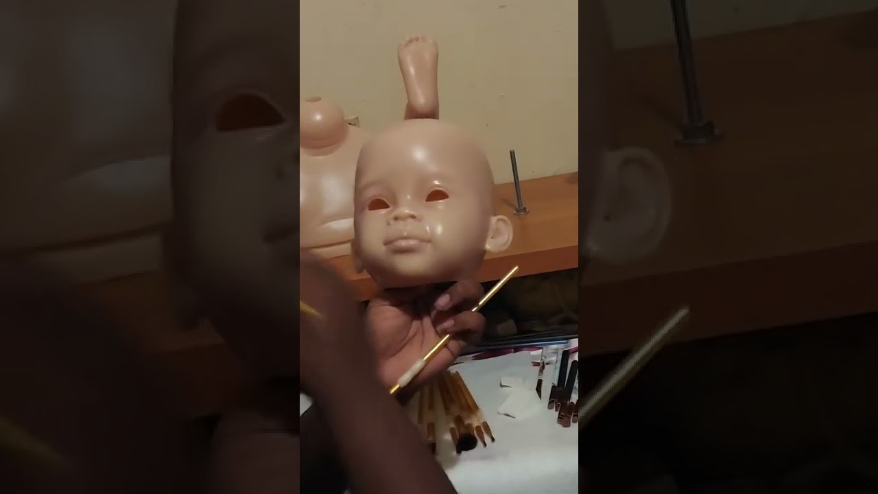 Painting a reborn toddler pt 1