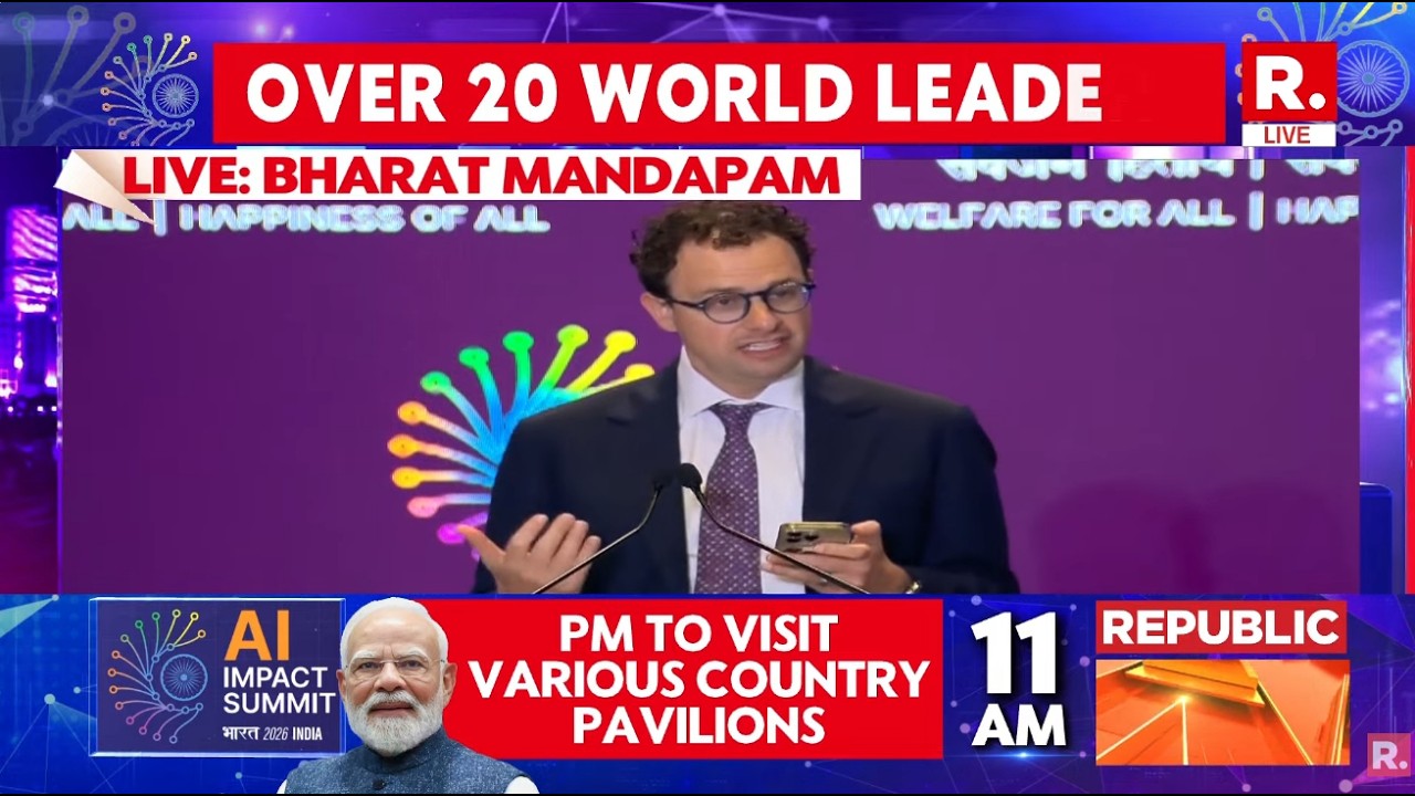 LIVE: Anthropic CEO Dario Amodei Address At AI India Impact Summit In Delhi | AI Growth|Global South