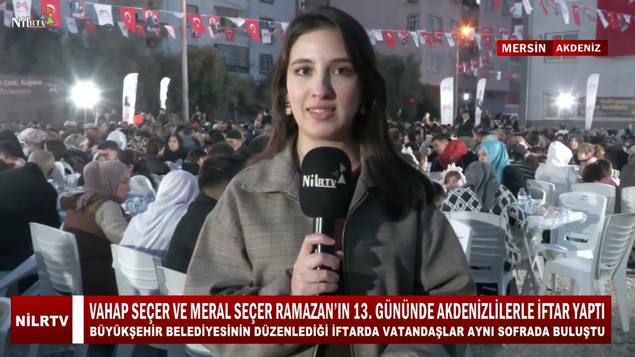 Başkan Seçer İle Meral Seçer İftarlarını Akdenizlilerle Gerçekleştirdi